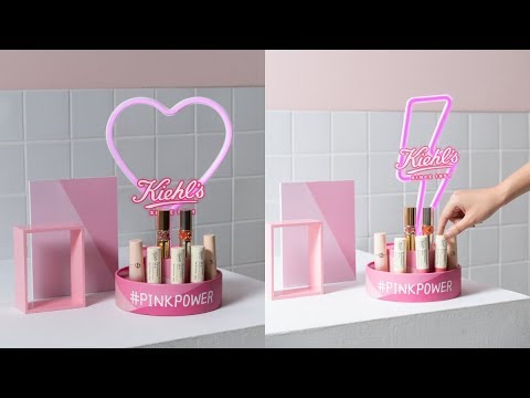 KIEHL’S 契爾氏2020年推出台灣獨家贈品「粉紅發電唇膏架」