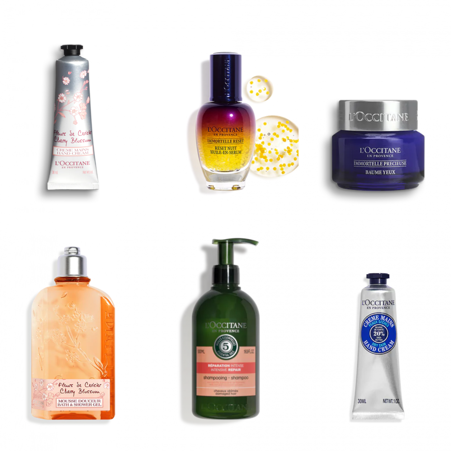 L’Occitane歐舒丹熱門暢銷品排行,裡面有你喜歡的嗎?