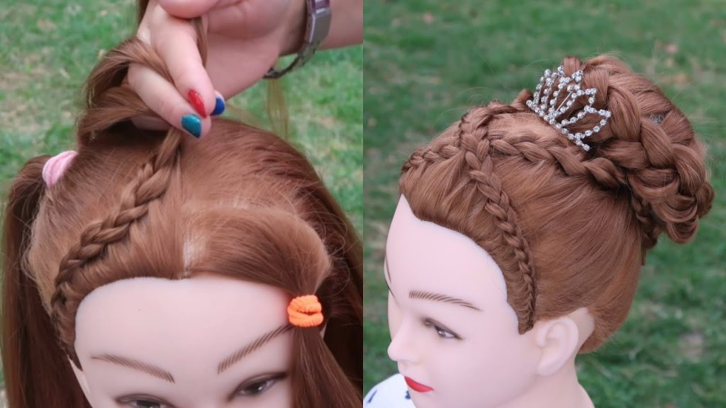 Amazing Hair Transformation – Beautiful hairstyle for School #11