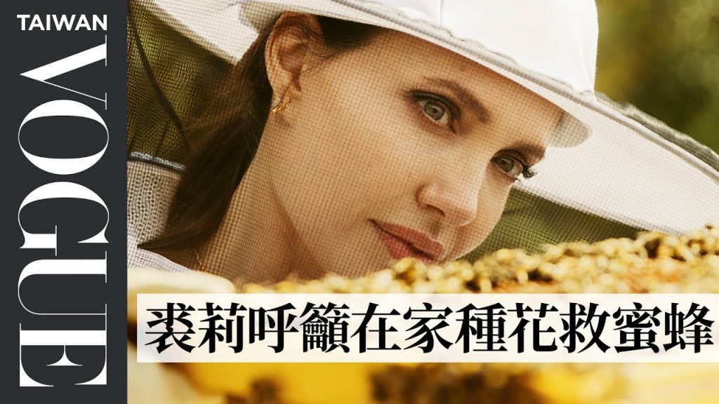 安潔莉娜·裘莉不僅為阿富汗發聲,親身造訪法國聲援環境保育救援蜜蜂!Angelina Jolie Shows Us the Art of Beekeeping|Vogue Taiwan