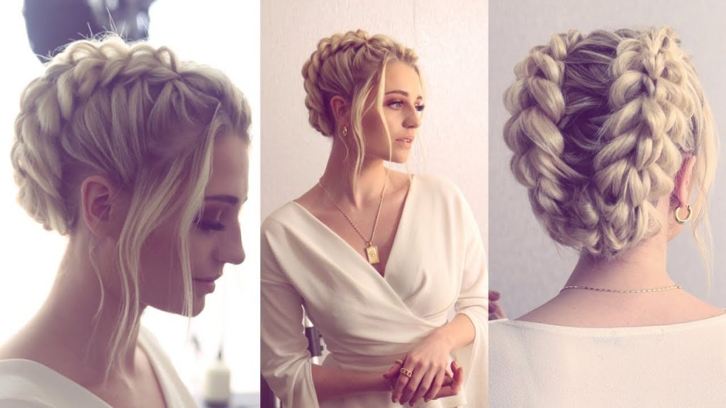 為短髮拔出辮子!!