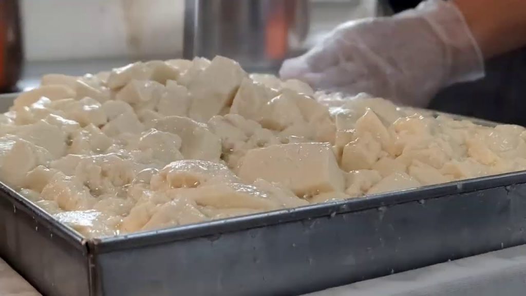 純濃豆漿,鹽鹵板豆腐製作技能/Soy Milk Making,Tofu Making -台灣街頭美食