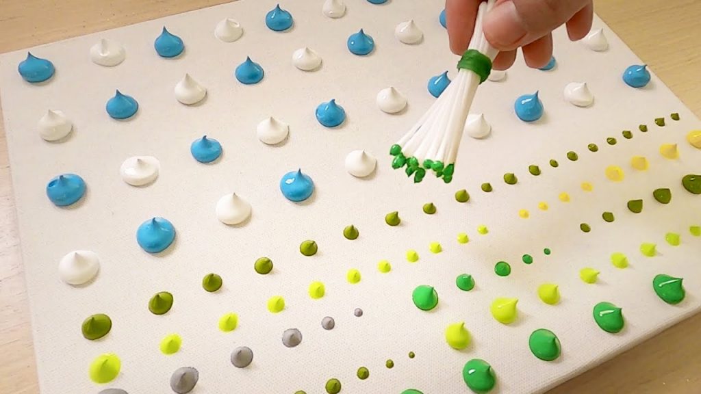 How to paint a mother sheep and baby lamb / Acrylic painting technique