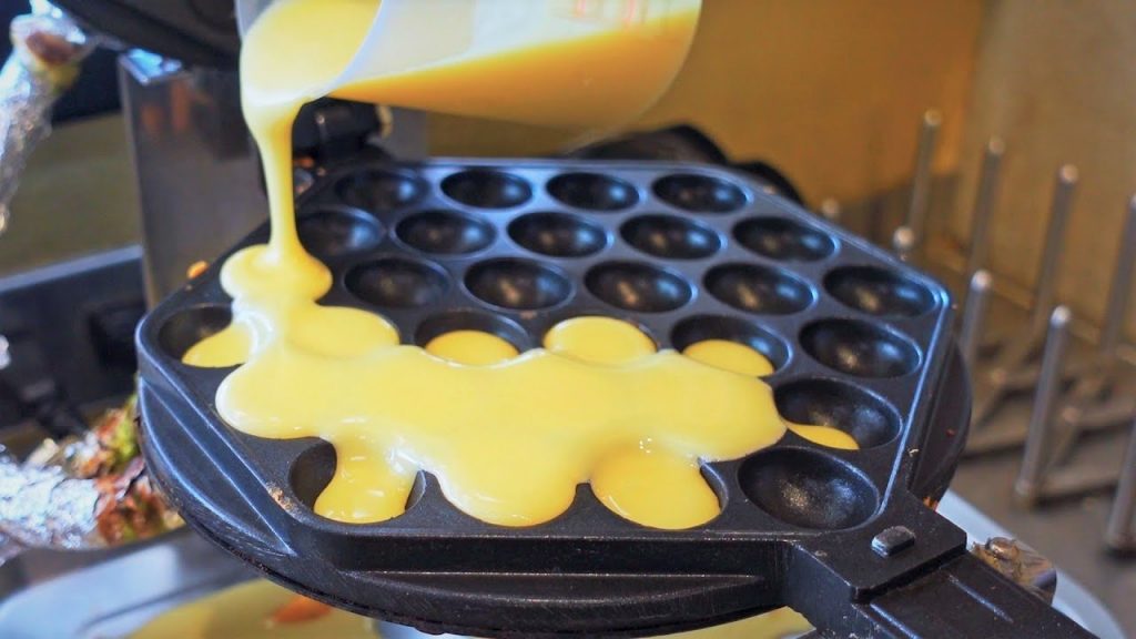 Ice Cream Waffle(Fruit, Matcha),Watermelon Shaved Snow/ 冰淇淋雞蛋仔(綜合水果, 抹茶),西瓜雪花冰-Taiwanese Street Food