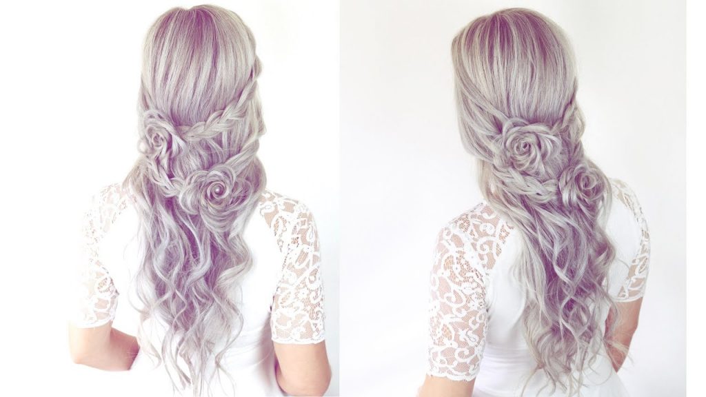 漂亮的頭髮花和捲髮💕