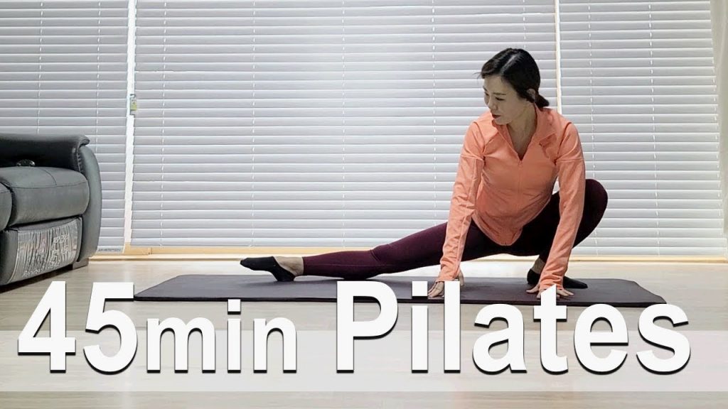 55 分鐘普拉提鍛煉 | 55분 필라테스 | 飲食鍛煉 | 家庭培訓 | 홈트 | 陽光有趣的健身