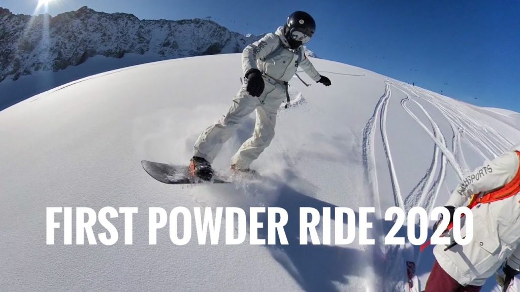2020 First Powder ride in Sölden 2019/2020新雪季第一次粉雪,索爾登冰川滑雪場10月粉雪