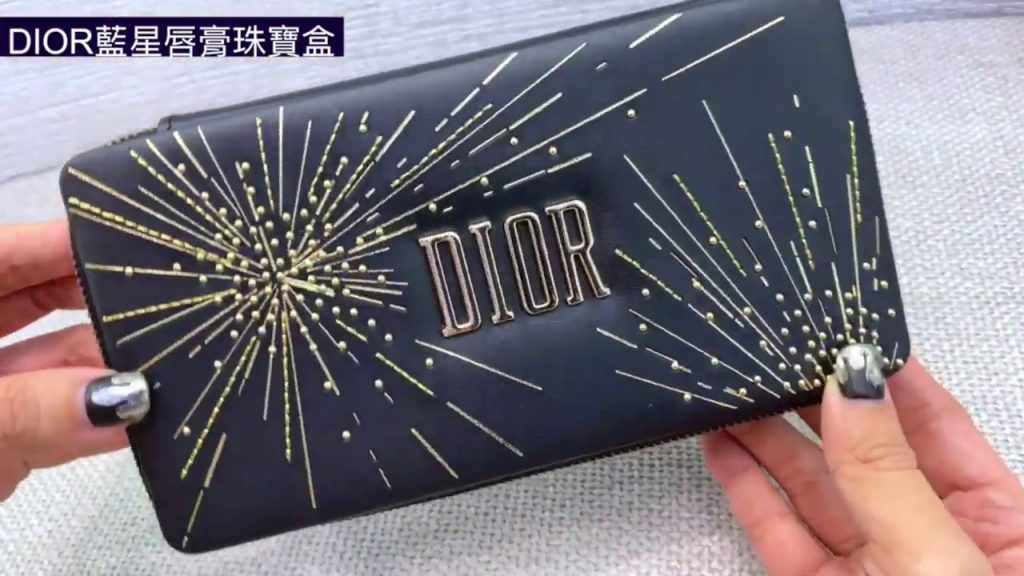DIOR 迪奧2019聖誕彩妝藍星唇膏珠寶盒HAPPY2020花火限量版