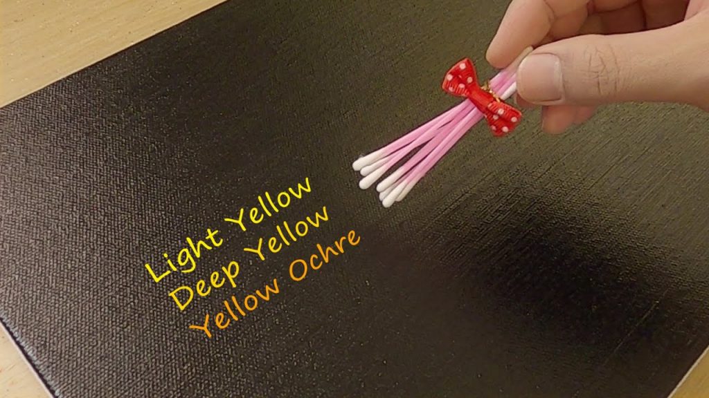 Yellow Leaves / Acrylic Painting Technique / Easy Art #637