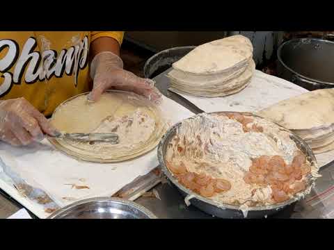 月亮蝦餅春捲皮製作/ Moon Shrimp Cake,Spring roll wrapper- 台灣街頭美食