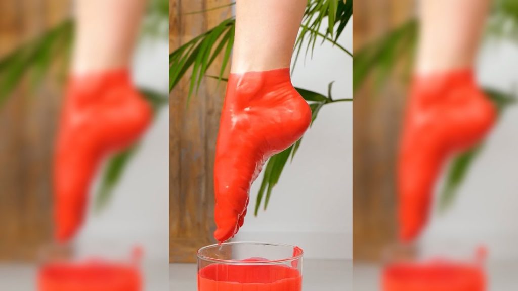 超厲害!DIY超真實的足部石膏 #短片