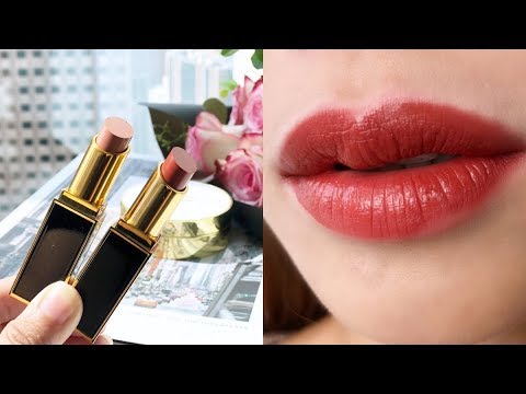 TOM FORD 2019設計師絲絨霧光唇膏升級,推出全新10色,#23、#24楓糖奶茶色系超美