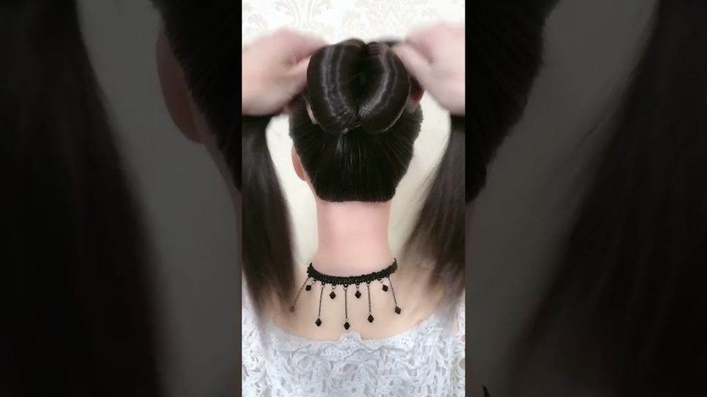 長發髮型簡單的髮型自己做,