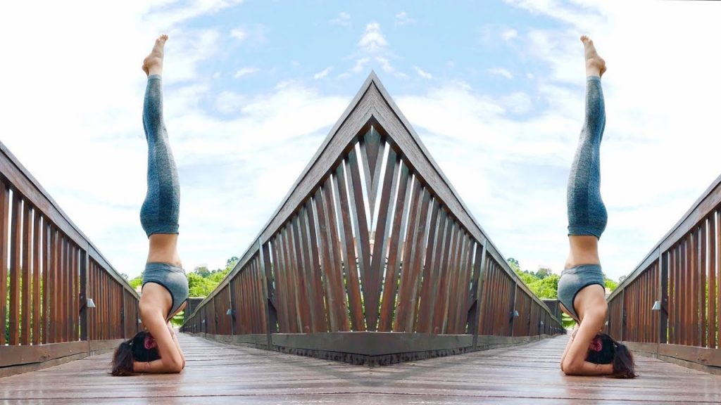 初學者練習頭倒立 // 適合初學者的瑜伽頭倒立