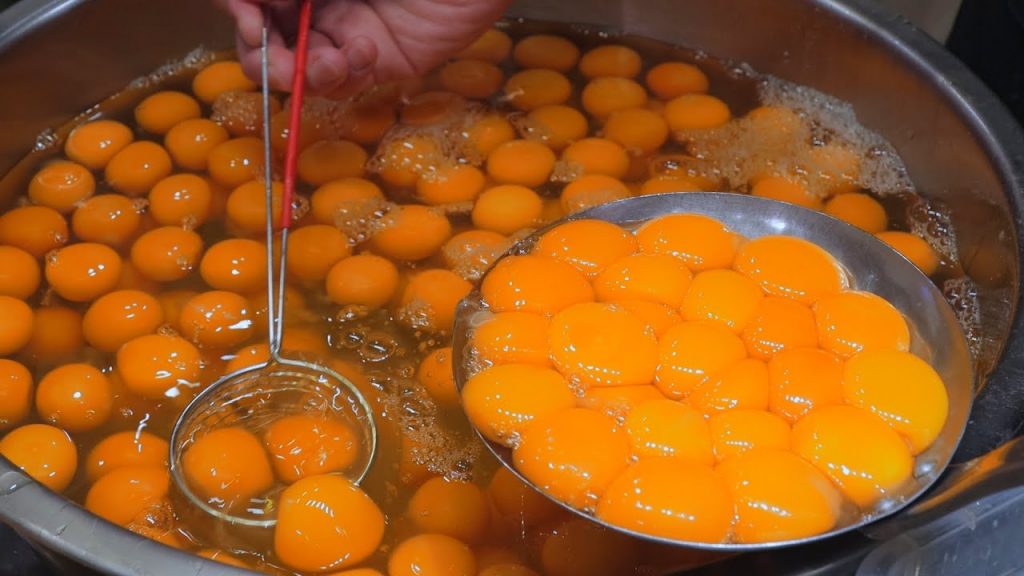 巨大現烤蛋糕, 古早味起司蛋糕製作 / Giant Castella Cake Making in Taiwan / 카스테라빵