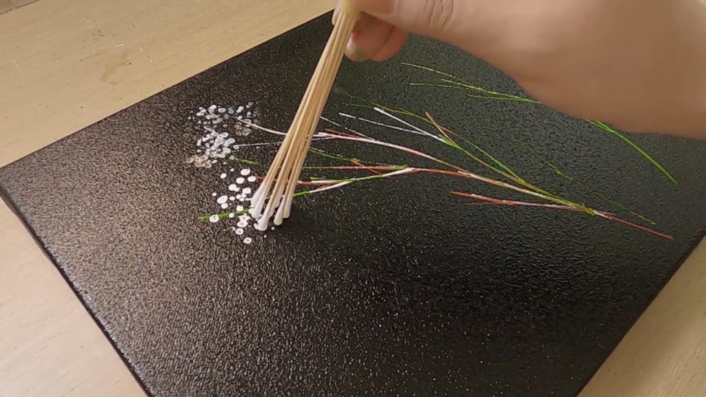 Baby’s Breath Painting / Medical Swab Painting Technique (Easy & Simple)
