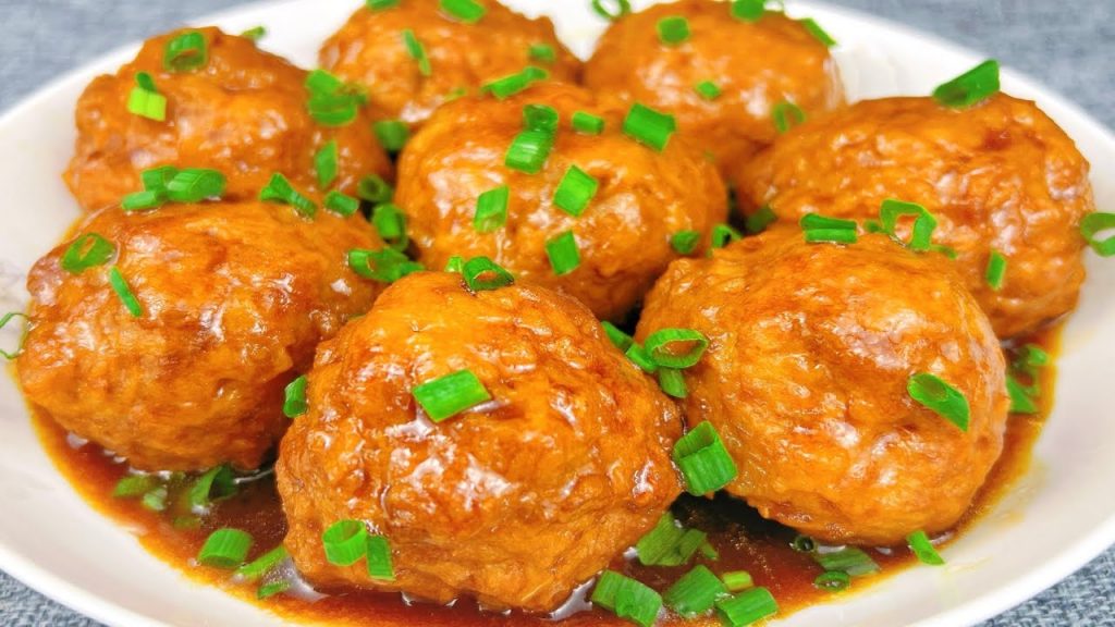 手把手教你紅燒獅子頭傳統做法,調肉餡是關鍵,軟糯入味,學會全家誇你是大廚 , Lion’s Head Meat Balls Easy Recipe