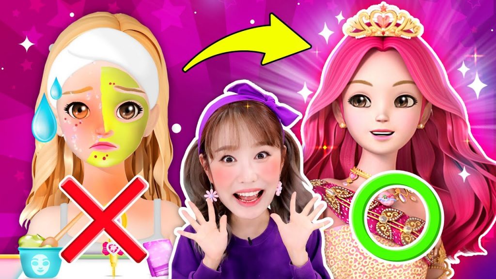 我們一起給珠珠敷面膜換衣服吧《珠珠的秘密日記》換裝遊戲