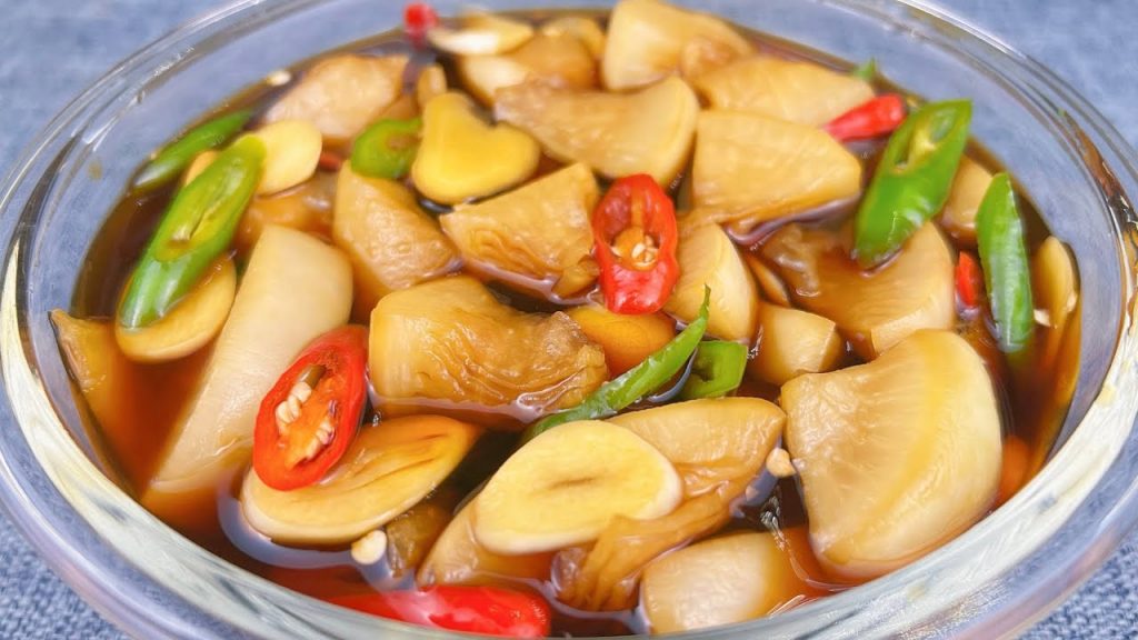 白蘿蔔最簡單省事的醃法,不用熬料汁,酸辣開胃,現拌現吃,一看就會 , A recipe of Pickled radish , 腌萝卜