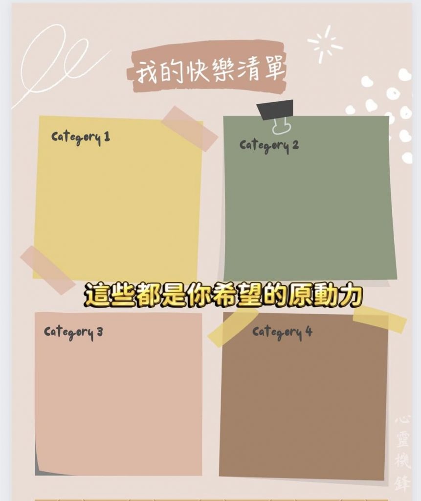 2022.0801 #快樂清單
To do list,寫出此生必做的事情
應…