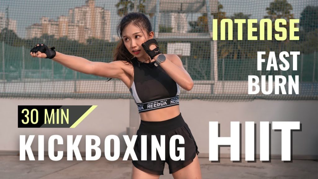 30 MIN KICKBOXING HIIT for EXTREME FAT BURN – FAST RESULT 🔥 全身暴汗有氧拳擊