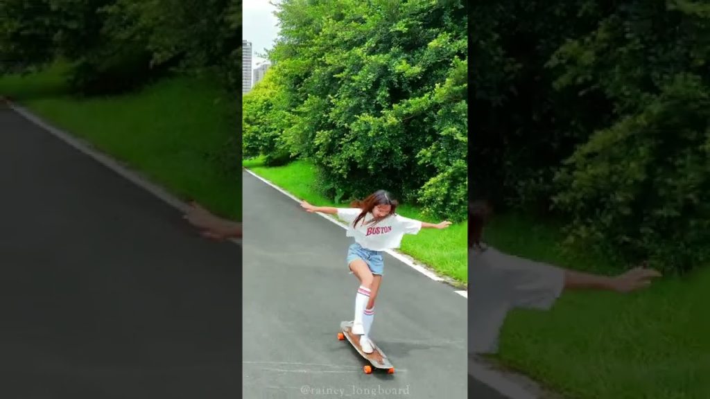 台北河濱空拍長板|長板女孩|長板舞