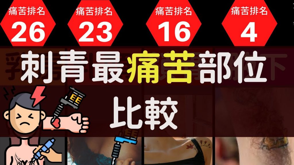刺青最痛的部位比較|刺青紋身哪裡最痛? | 維尼數據