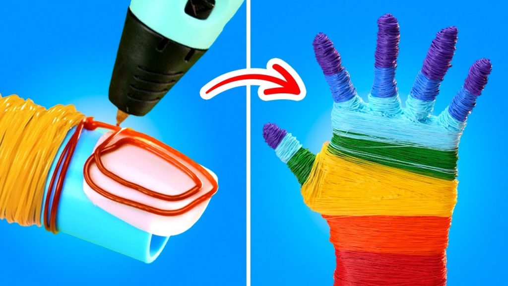 任何人都能學會的超厲害熱熔膠和3D筆手工