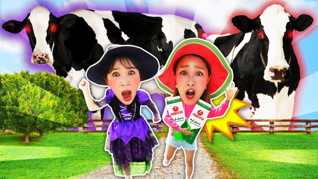 巫女又闖禍了!基尼和巫女齊心把奶牛變會原來的樣子