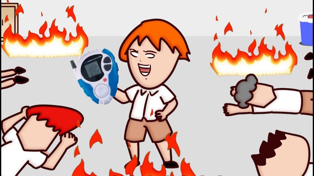 Onion Man | 小學有這個就不缺女朋友了!童年回憶!怪獸對打機之男子漢的對決! | 數碼寶貝