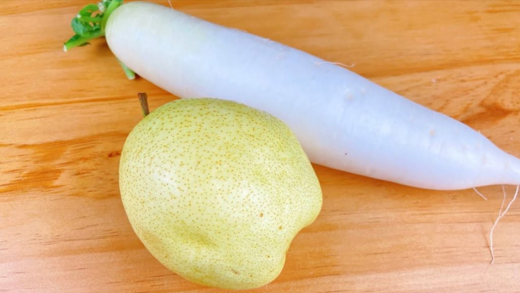 白蘿蔔和梨學會這樣做,專治反復咳嗽,止咳化痰,2分鐘教會你 ,Radish sydney ,萝卜 雪梨