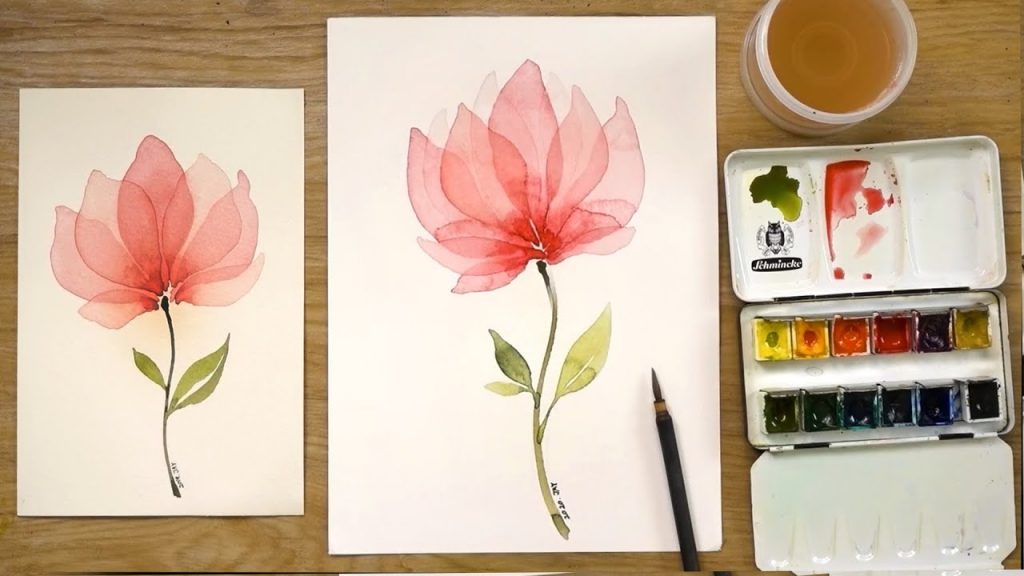 ‘Layered Petals’ Special Watercolor Painting Technique