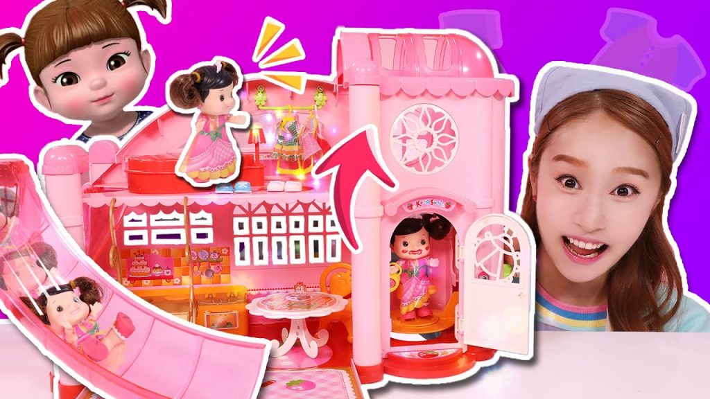 Kongsuni住過的房子是什麼樣的呢?帶電梯的兩層房屋玩具過家家