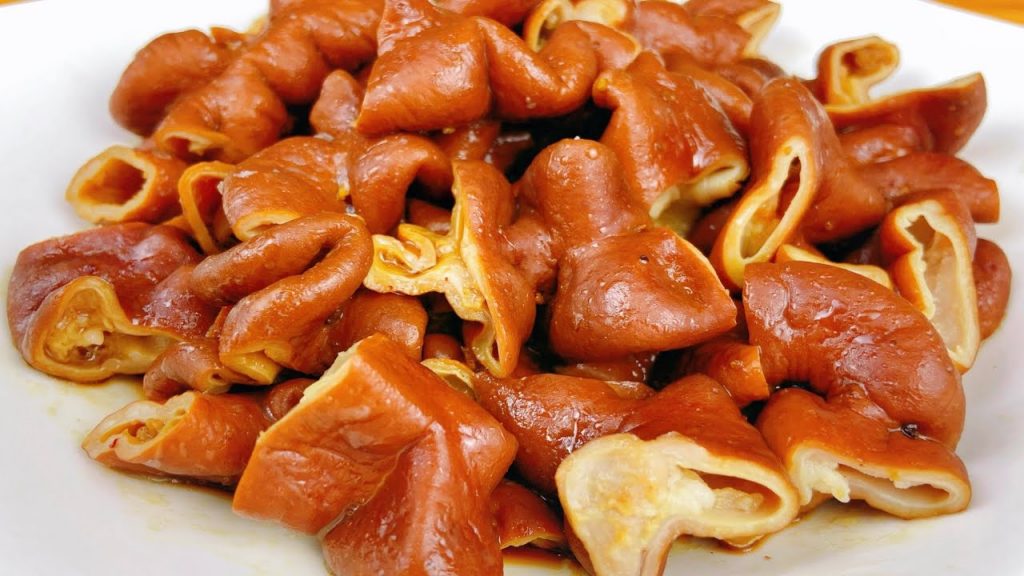 9分鐘教會你鹵大腸,如何清洗很重要,做法簡單,咬一口滿嘴香 Chinese Food 鹵大腸 Marinated large intestine
