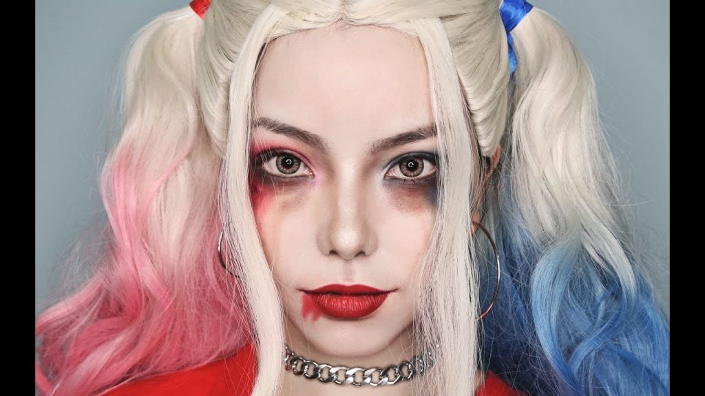 【mooi】萬聖節小丑女哈莉·奎茵仿妝,不給糖就搗蛋!~