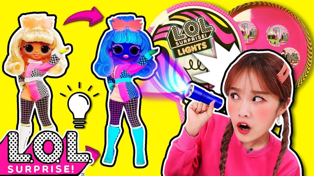 驚喜娃娃新系列熒光套裝!用紫外線燈照的話會有神奇的變化-基尼