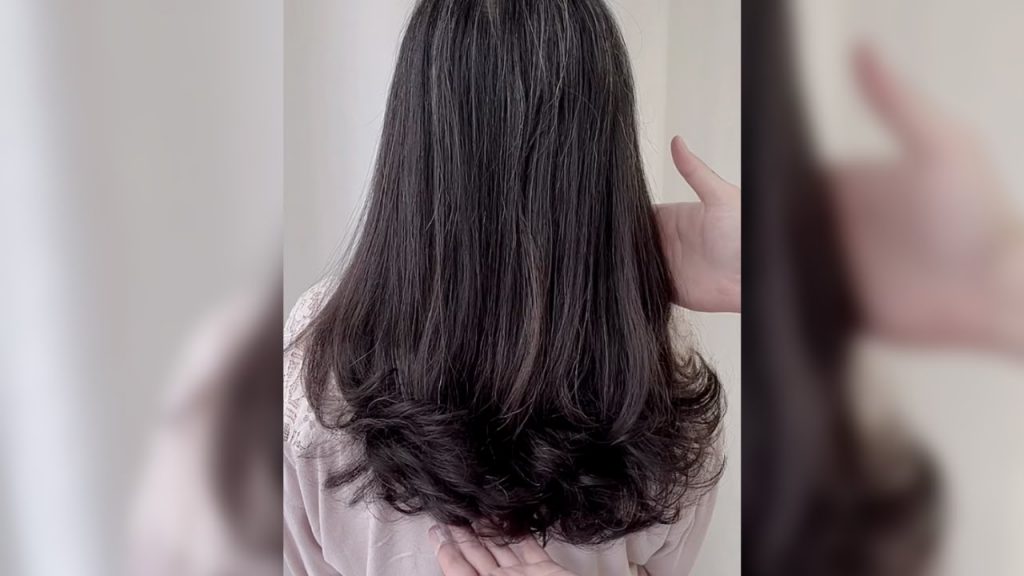 自然捲燙髮|上直下卷|女生髮型- 髮型師諾曼#shorts