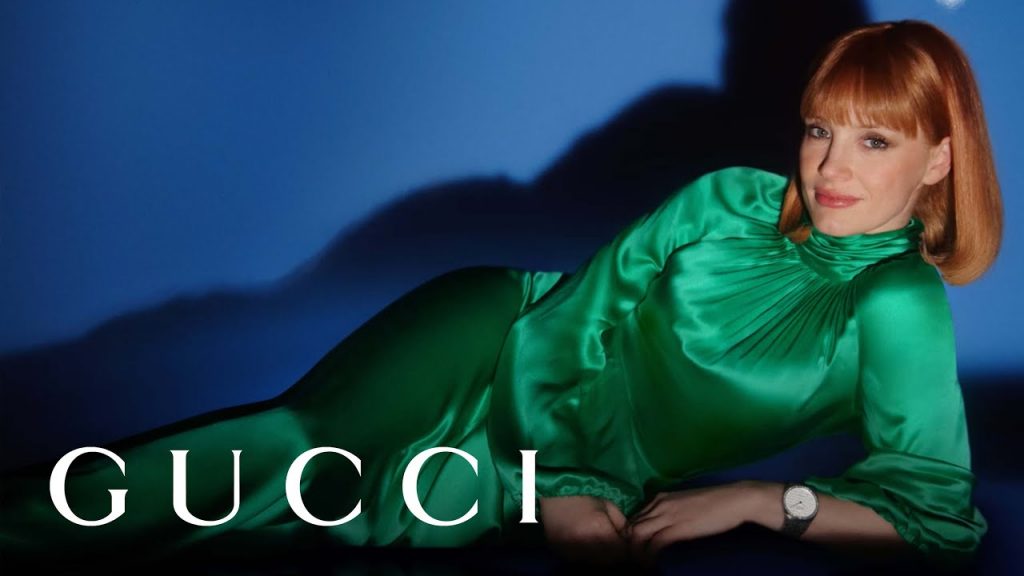 Jessica Chastain 的 Gucci 時間到了 | 古馳 25H