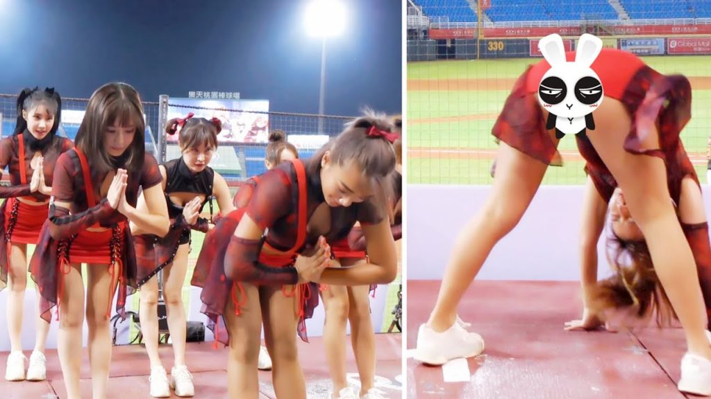 Rakuten Girls|20220915|筠熹、孟潔、苡萱、阿布舞、慧慧、雅涵《東區中場舞》RakutenMonkeys【4K】_PO Channel