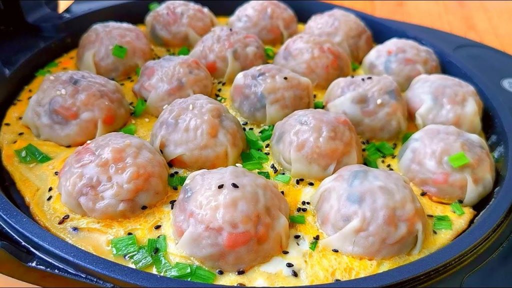 【小穎美食】糯米里加3個雞蛋,教你懶人做法,外酥裡糯,吃一次就念念不忘,香