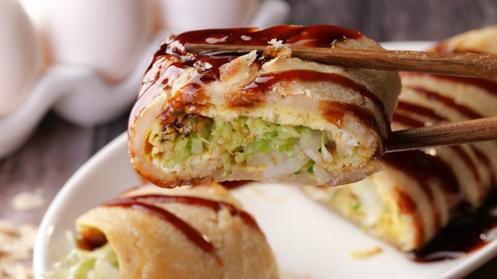 【1mintips】試試用燕麥做蛋餅! !不一樣的美味,更健康! !吃膩燕麥粥! ?改吃燕麥蛋餅,變化多端,讓你更愛吃早餐!