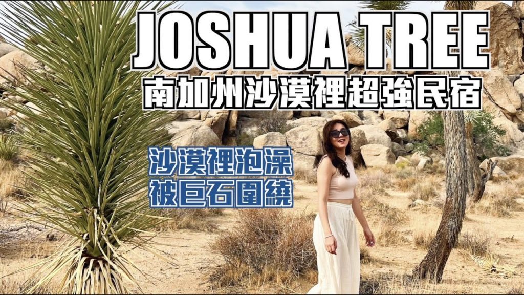【美國洛杉磯旅遊ep.5】Joshua Tree之旅ǁ 沙漠裡的超狂Airbnb!被巨石包圍著!Best of Joshua Tree!