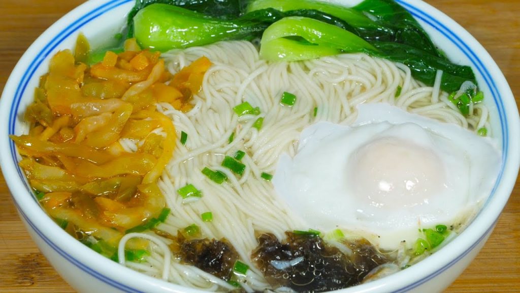 早餐你就吃这个面条,几分钟就做好,做法简单,关键是好吃又营养Breakfast noodle recipe