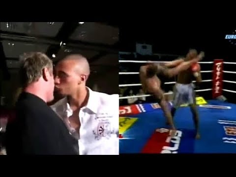 囂張的新生代拳手在賽前記者會羞辱前輩,結果上了台後‧‧‧ (中文字幕)