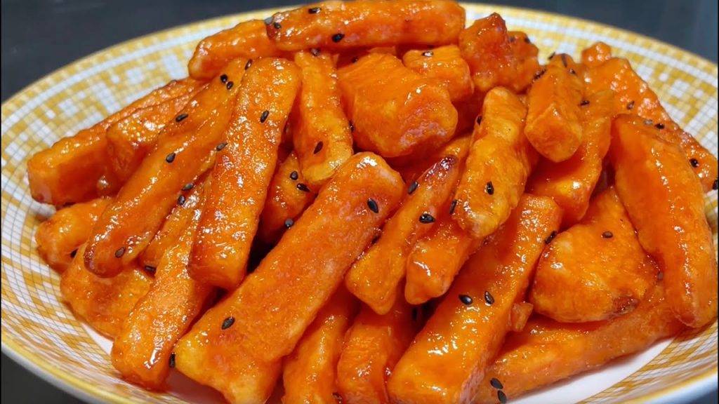 廚師長教你紅薯的新做法,步驟詳細,外酥里軟比糖醋里脊還好吃【留意美食】#紅薯 #紅薯做法