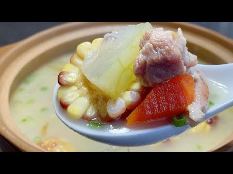 廚師長教冬瓜排骨湯的家常做法,步驟詳細,湯鮮味濃老少皆宜【留意美食】#冬瓜排骨湯 #冬瓜 #排骨湯