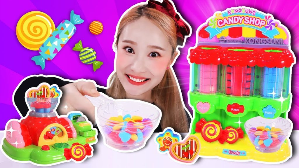 糖果價格好幾百? Kongsuni會說話的糖果商店玩具過家家-基尼