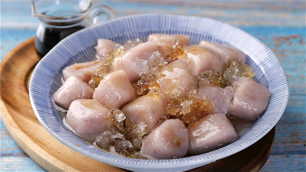 【1mintips】台灣芋圓好吃,連老外都愛,紅遍世界有秘訣!芋圓Q彈的黃金比例大公開!掌握比例,你的芋圓就是第一名!