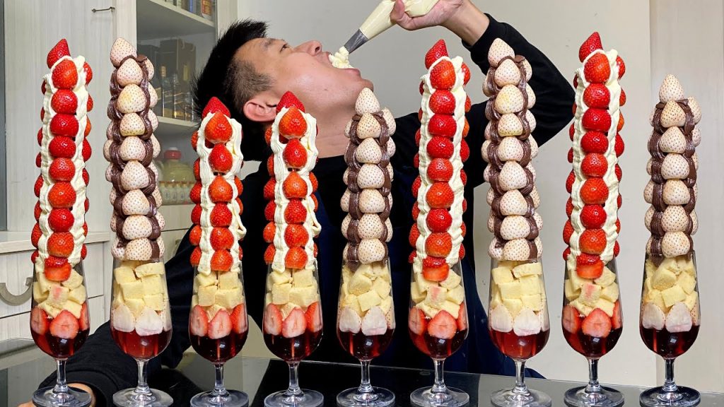 如果製作超高草莓蛋糕果凍塔! How To Make Super Tall Strawberry Cake Jelly Towers!