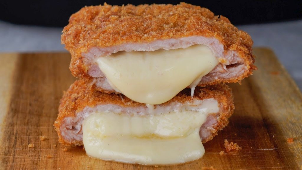 【1mintips】爆漿起司炸豬排,偷吃步大傳授! !你可以這樣做,人氣爆漿豬排輕鬆上桌! !每一口都大爆漿! !